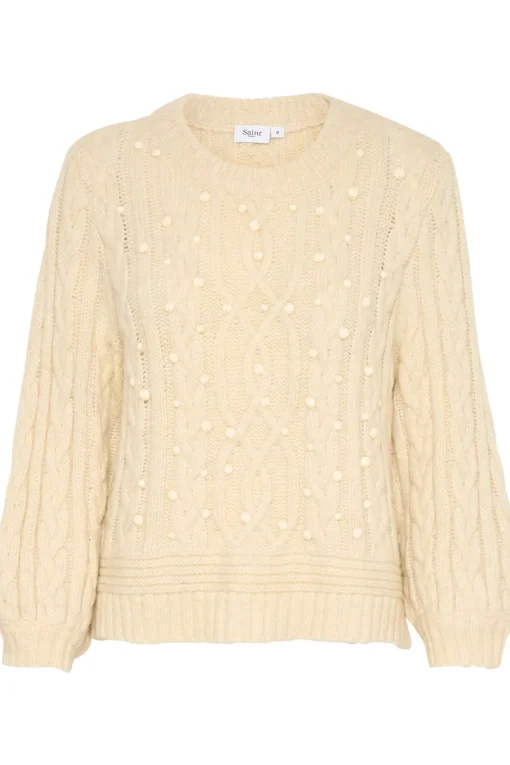 IvalaSZ Pearl Detail Pullover-