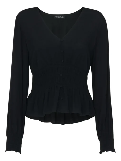 Jenny Peplum Top-Plain