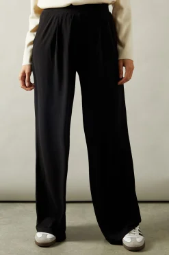 Jersey Wide Leg Trouser