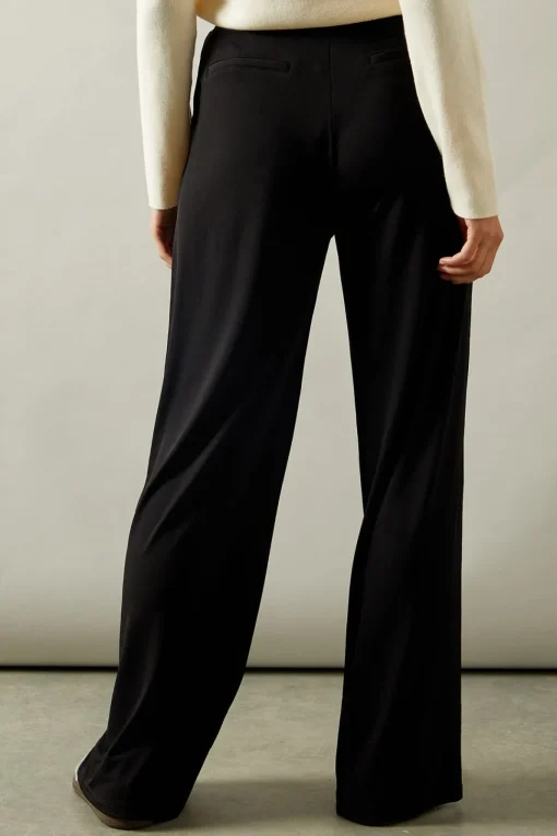 Jersey Wide Leg Trouser