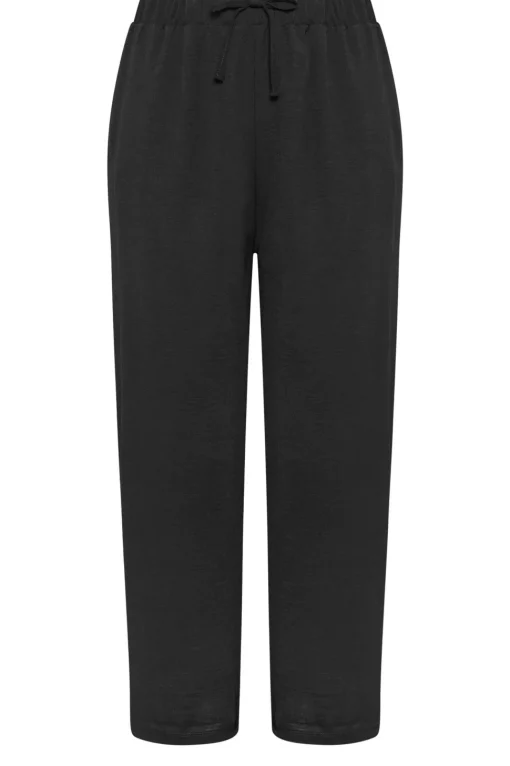 Jersey Wide Leg Trousers