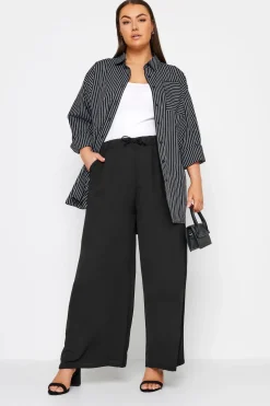 Jersey Wide Leg Trousers