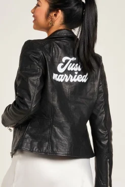Just Married Leather Jacket