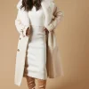 Kenia Faux Suede High Block Heel Pointed Knee Boot