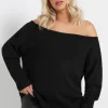 Knitted Bardot Jumper