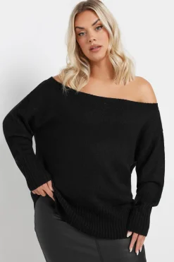 Knitted Bardot Jumper