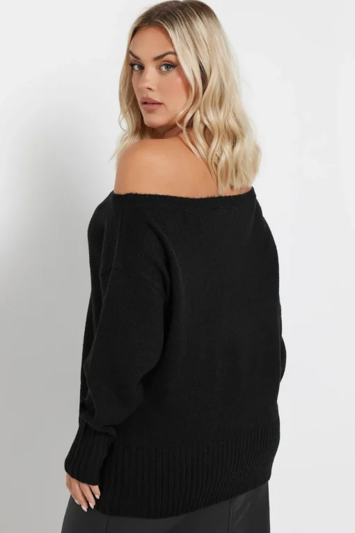 Knitted Bardot Jumper