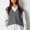 Knitted Button Through Waistcoat