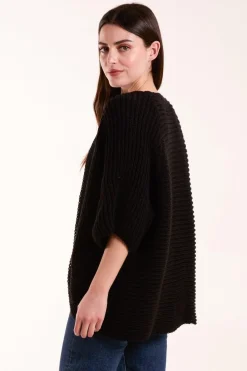 Knitted Mid Length Cardigan