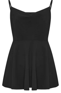 Lace Peplum Top