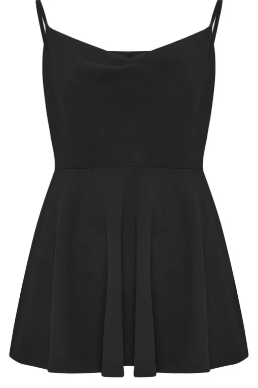 Lace Peplum Top