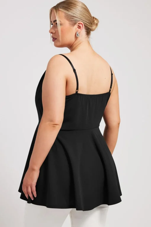 Lace Peplum Top