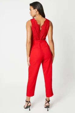 Lace Top Jumpsuit