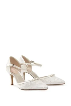 Lace 'Devotion' Mid Heel Stiletto Pointed Shoes