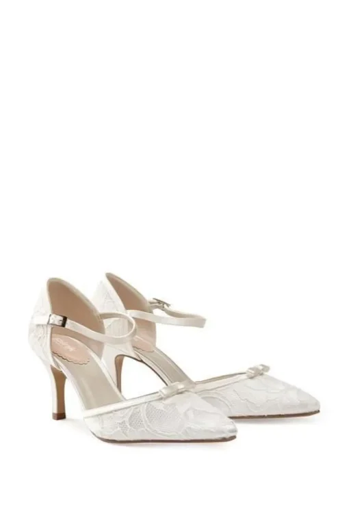 Lace 'Devotion' Mid Heel Stiletto Pointed Shoes