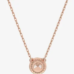 Ladies Constella Rose Gold-Plated Halo Necklace 5636272
