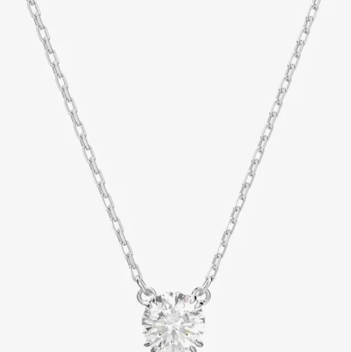 Ladies Constella Silver Cubic Zirconia Necklace 5636706