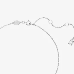 Ladies Constella Silver Cubic Zirconia Necklace 5636706