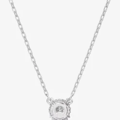 Ladies Constella Silver Cubic Zirconia Necklace 5636706
