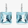 Ladies Millenia Blue Square Cut Dropper Earrings 5619472
