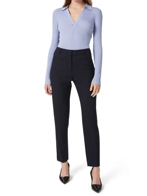 Laurel Tapered Trousers-Plain