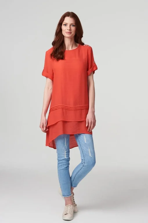 Layered Longline Tunic Top