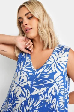 Leaf Print Mini Dress