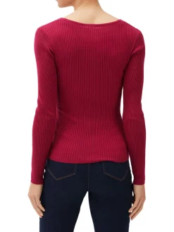 Lelyah Wrap Knit Top-