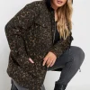 Leopard Print Hooded Shacket