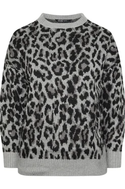 Leopard Print Knitted Jumper