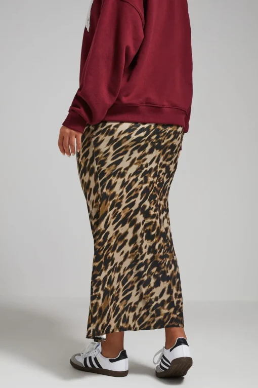 Leopard Print Maxi Skirt