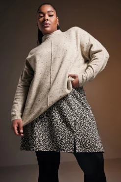 Leopard Print Mini Skirt