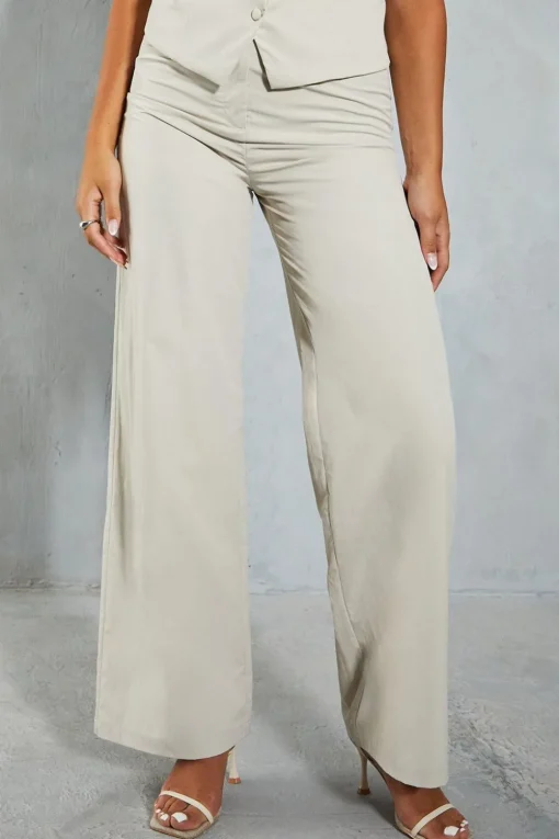 Lightweight Woven Tailored Straight Leg Trouser