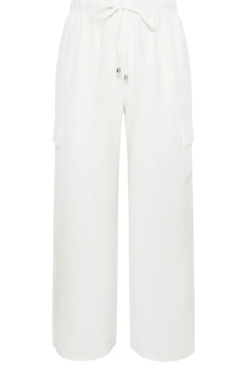 Linen Cargo Trousers
