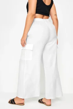 Linen Cargo Trousers