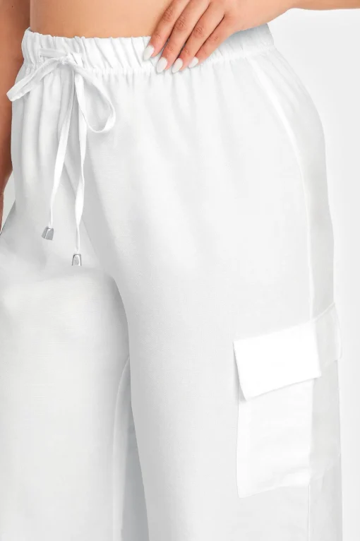 Linen Cargo Trousers