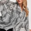 Longline Batwing Sleeve Shirt