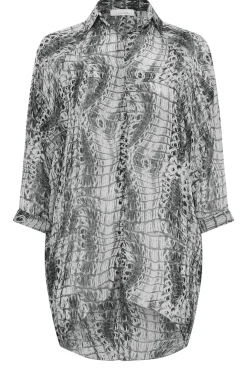 Longline Batwing Sleeve Shirt