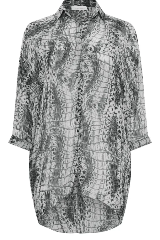 Longline Batwing Sleeve Shirt
