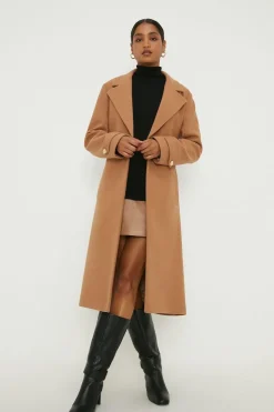Longline Belted Coat