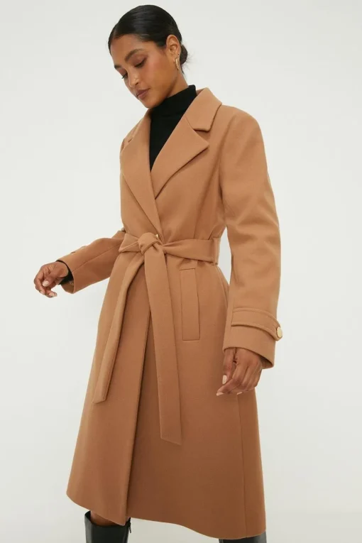 Longline Belted Coat