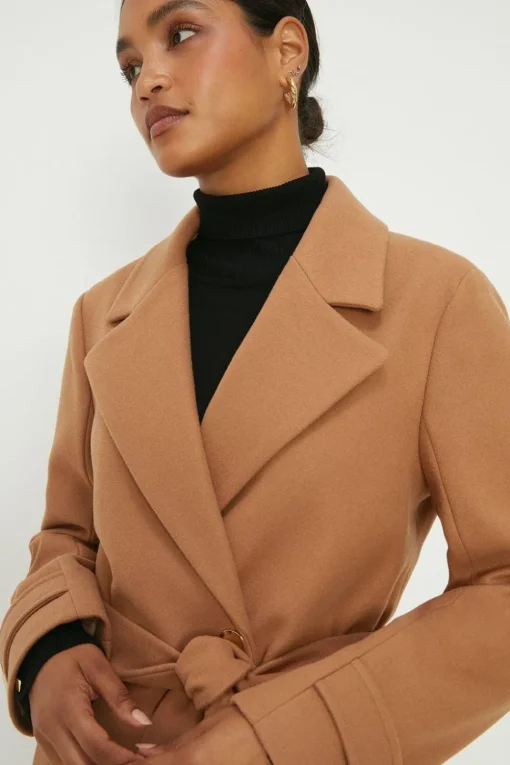 Longline Belted Coat
