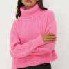 Longline Roll Neck Chunky Jumper