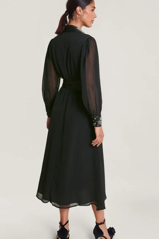 Lorenna Embellished Shirt Dress