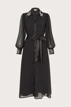 Lorenna Embellished Shirt Dress