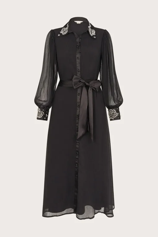 Lorenna Embellished Shirt Dress