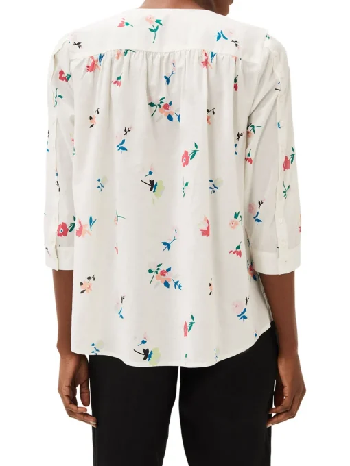 Luca Floral Cotton Blouse-Floral