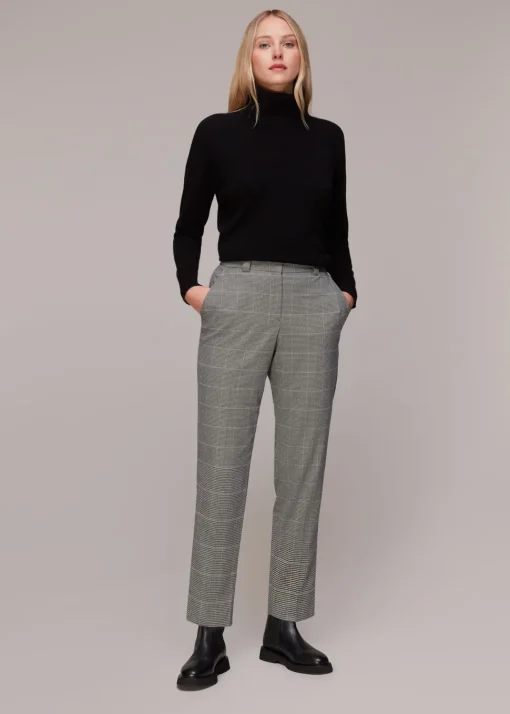 Lucie Check Cigarette Trouser-