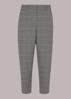 Lucie Check Cigarette Trouser-