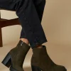 Marlowe Faux Suede Chunky Platform Ankle Boot